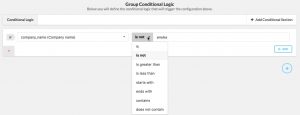 WP Job Manager Field Editor Conditional Logic Conditions