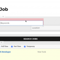 WP Job Manager Search and Filtering