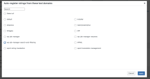 WPML String Translation Auto Register Only S&F